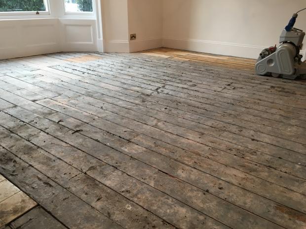 Floorboard Restoration - Beverley Before